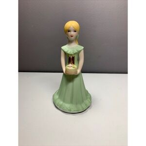 Vintage Birthday Girl 11 1981 Enesco  Figure Collectible Porcelain "Growing Up"